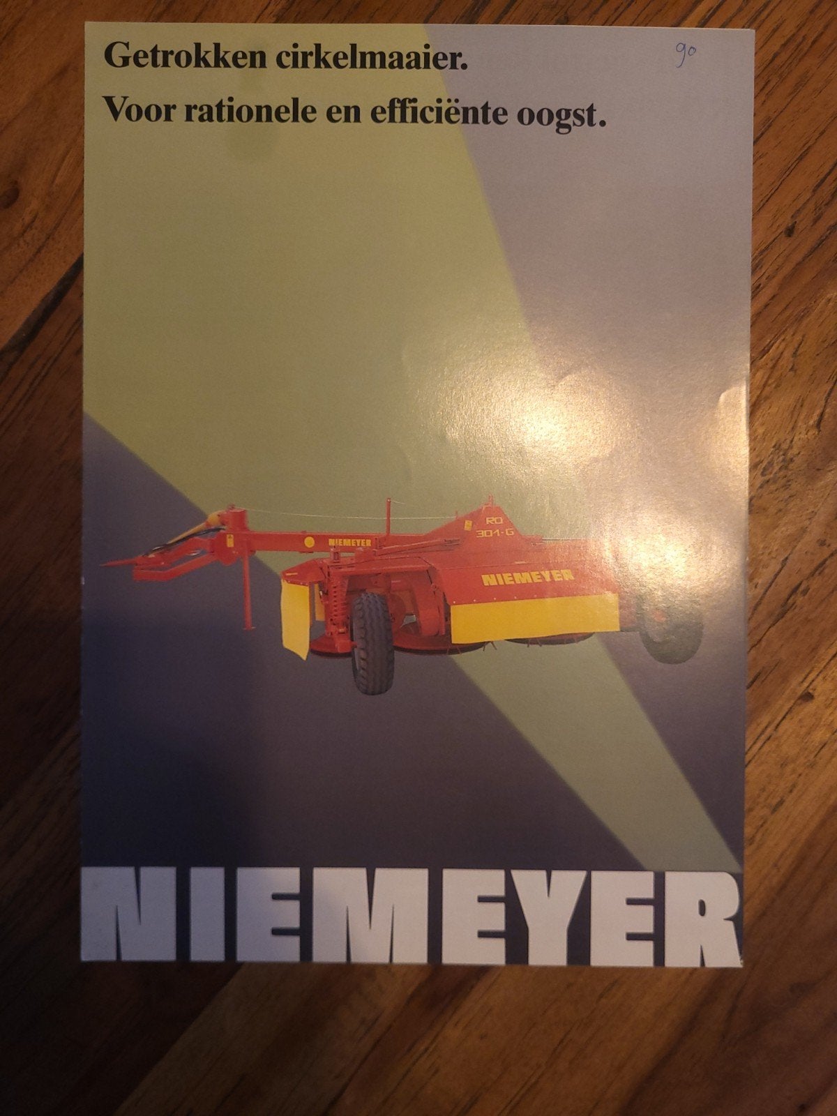tractor folder Niemeyer getrokken cirkelmaaier, Ophalen of Verzenden, Zo goed als nieuw