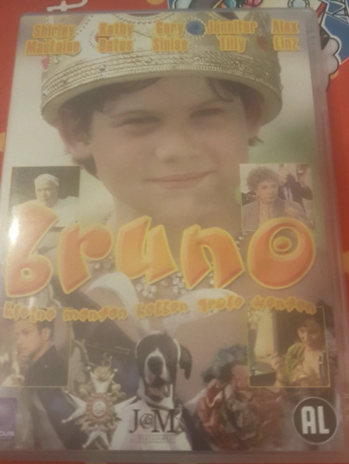 Bruno - Kleine mensen bellen grote mensen DVD, Gebruikt, Alle leeftijden, Overige genres, Ophalen of Verzenden