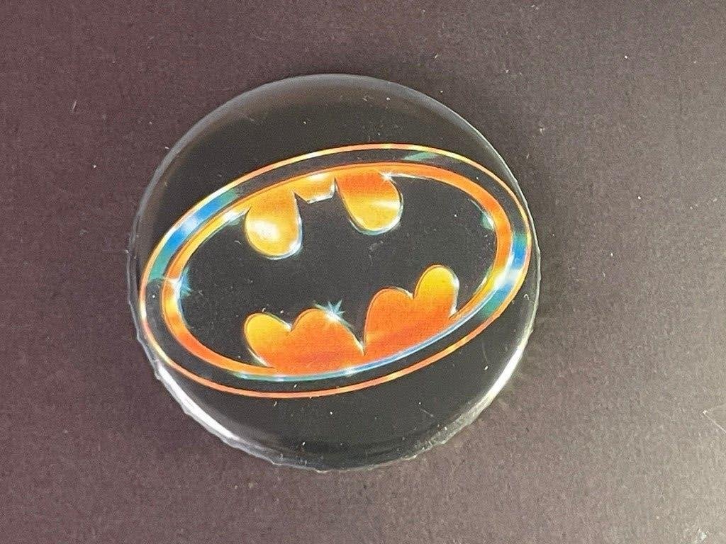 Button Batman, origineel uit 1989, Ophalen of Verzenden, Gebruikt, Film, Gebruiksvoorwerp