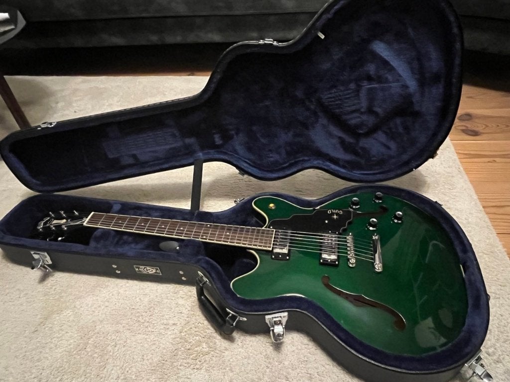Guild Starfire IV Emerald Green ES-335 model, Ophalen of Verzenden, Nieuw, Semi-solid body, Overige merken