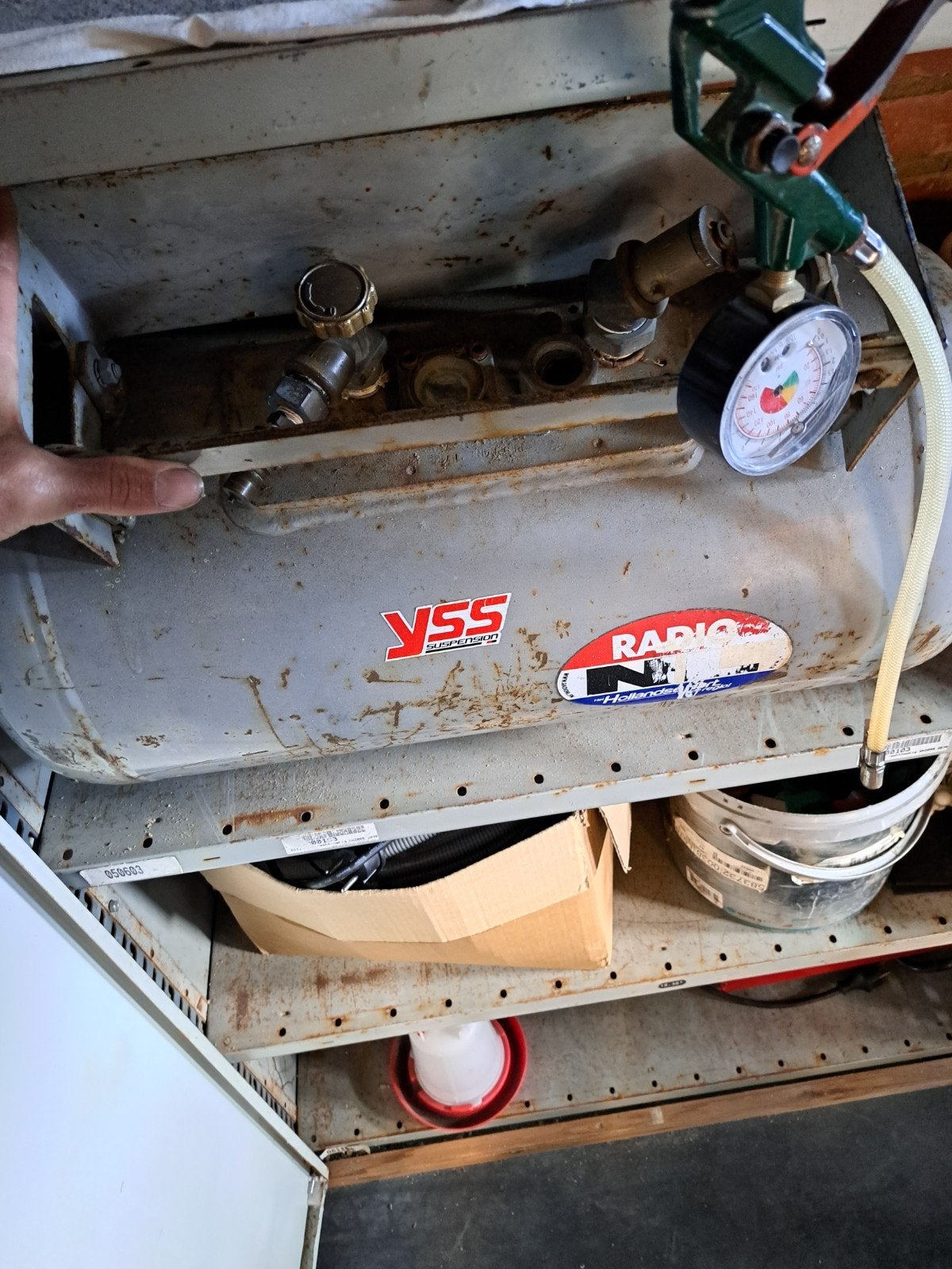 Gebruikte gasfles 80% vulling en cabreteur lpg, 100 liter of meer, Ophalen of Verzenden, Gebruikt