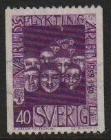 Zweden Michel 458, Ophalen of Verzenden, Zweden, Gestempeld