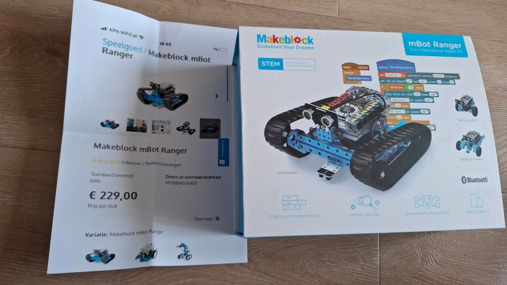 Makeblock mbot ranger, Ophalen of Verzenden, Zo goed als nieuw, Overige merken
