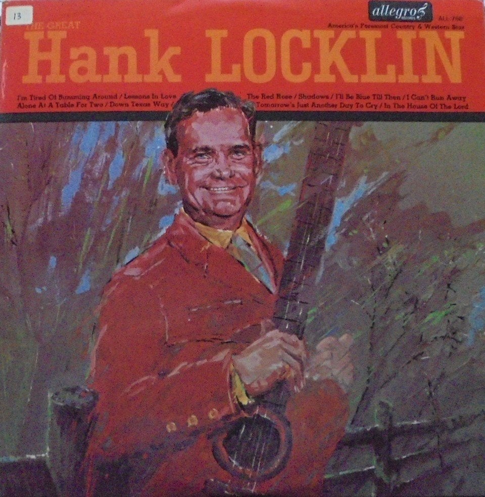 LP Hank Locklin - The Great Hank Locklin, LP, Verzenden, Zo goed als nieuw, 12 inch