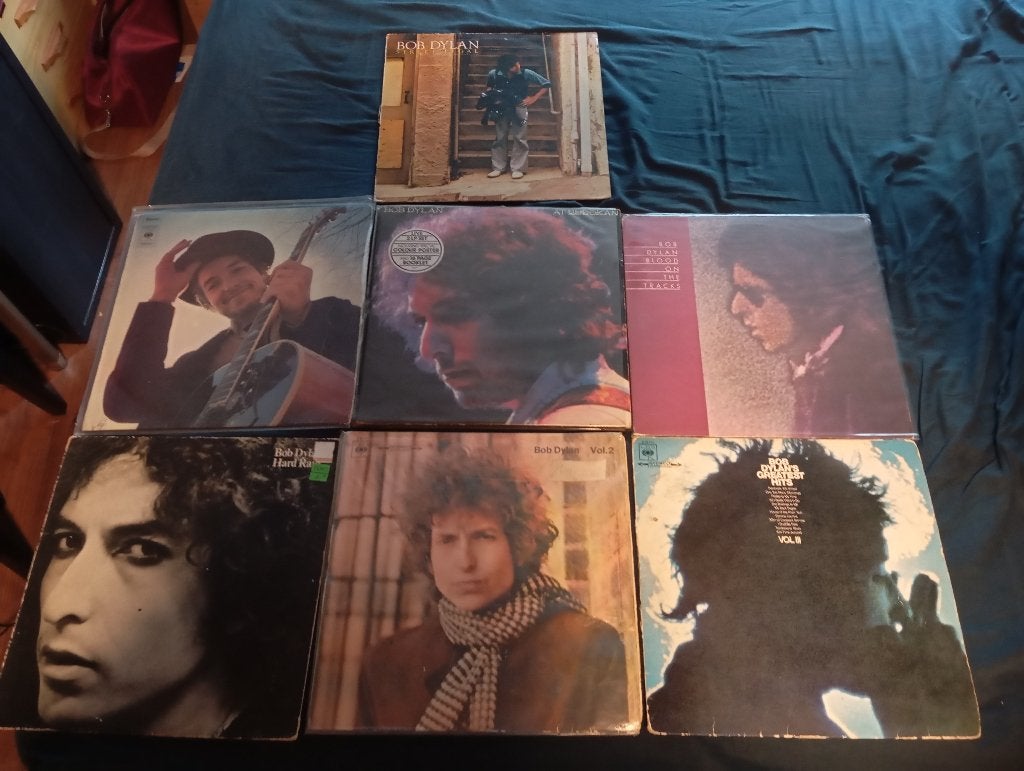 Bob Dylan vynil collectie, LP, Gebruikt, Pop, Ophalen of Verzenden