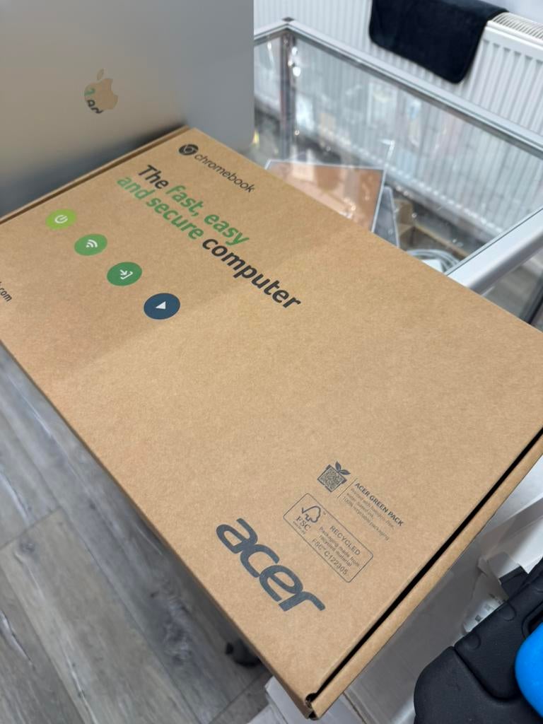 acer chromebook spin 314 14inc nieuw+bon er bij, Computers en Software, Chromebooks, Nieuw, 14 inch, 4 GB of minder, 64 GB, Ophalen of Verzenden