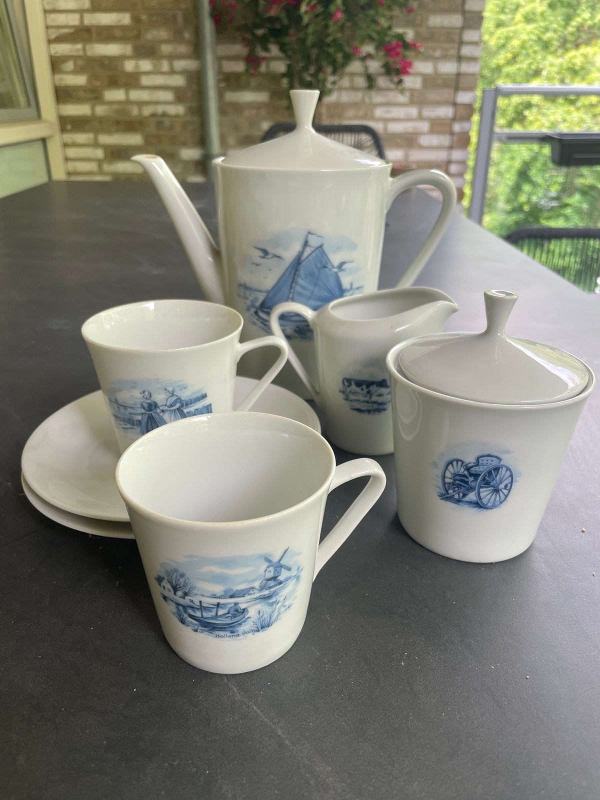 Vintage Holland Bavaria Porseleinen Servies - Delfts Blauw, Ophalen of Verzenden