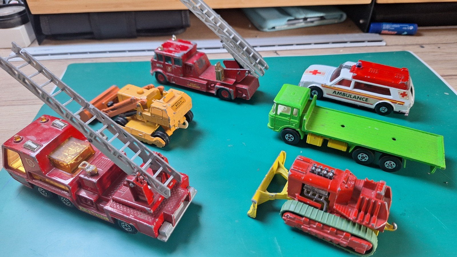 Matchbox King Size en Super Kings voertuigen - Vintage, Ophalen of Verzenden, Gebruikt, Bus of Vrachtwagen