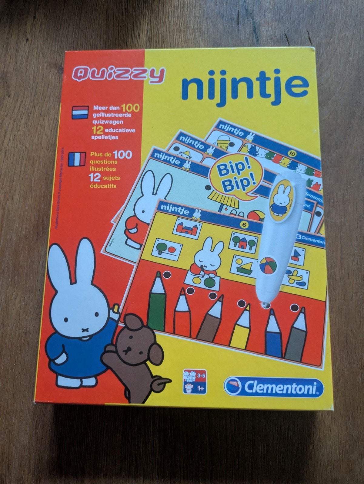 Clementoni Quizzy Nijntje Educatief Spel 3-5 jaar, Ophalen of Verzenden, Zo goed als nieuw, Puzzelen