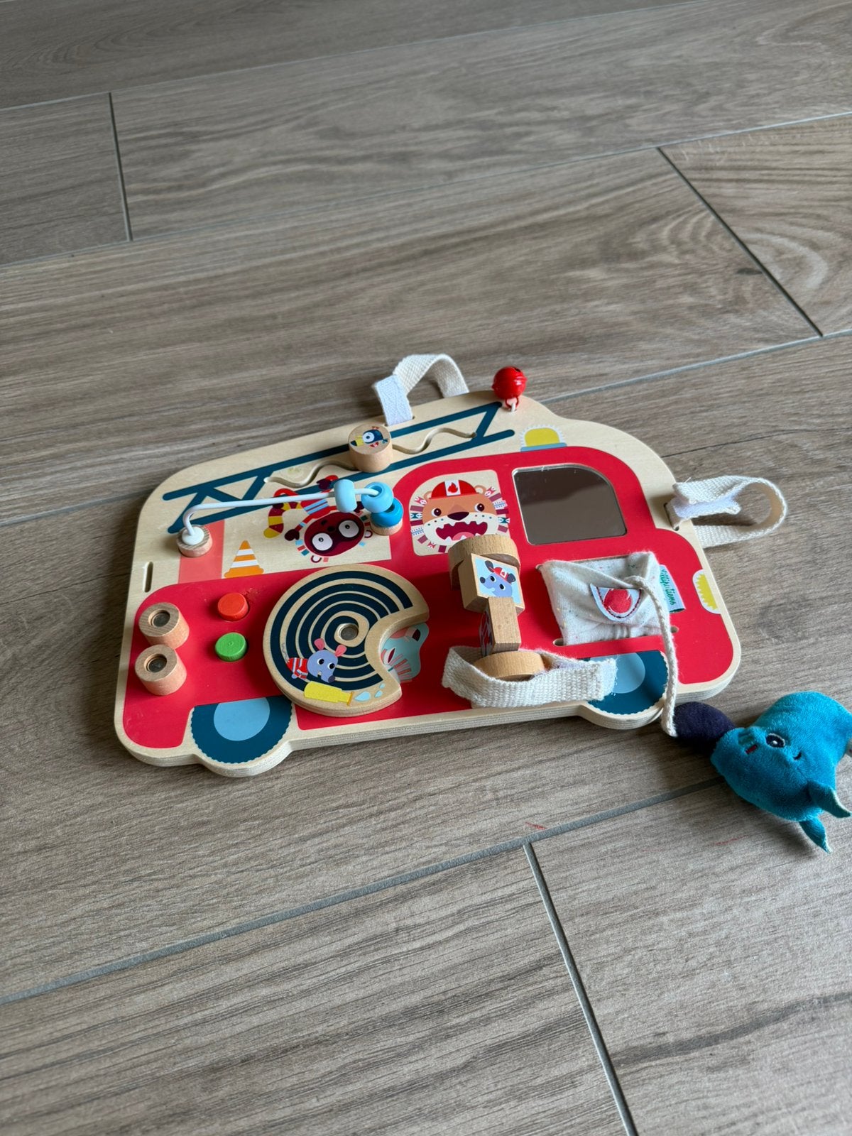 Lillieputiens activiteitenpaneel brandweerauto voor in box, Ophalen of Verzenden, Zo goed als nieuw, Overige typen