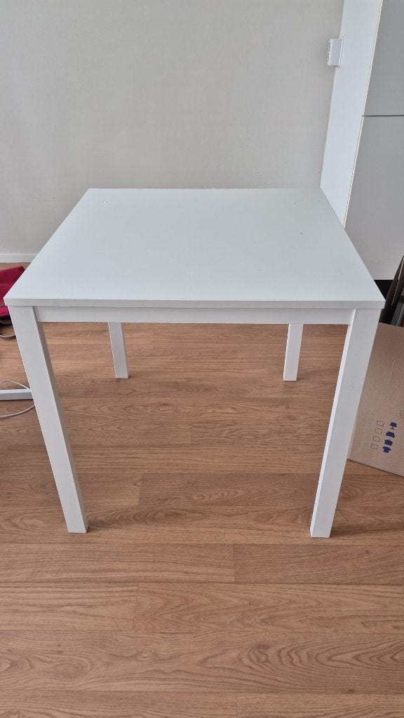 Eetkamertafel wit, Huis en Inrichting, Tafels | Eettafels, Ophalen, Overige materialen, 50 tot 100 cm, 50 tot 100 cm