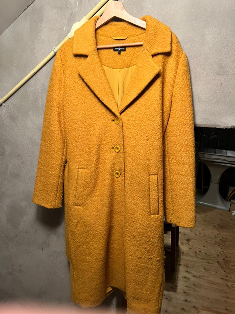 Lekkere warme winterjas, Kleding | Dames, Jassen | Winter, Ophalen, Gedragen, Maat 42/44 (L), Geel