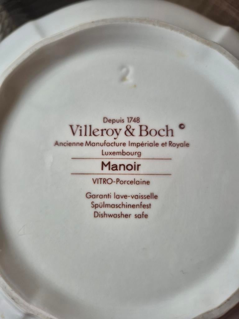 Villeroy&Boch Manoir, Ophalen of Verzenden, Porselein, Overige stijlen, Bord(en)