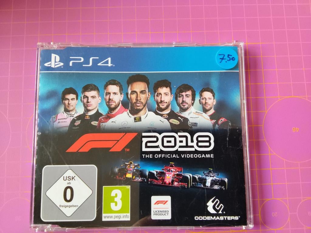 F1 2018 - PlayStation 4 (PS4) - Racegame, Spelcomputers en Games, Games | Sony PlayStation 4, Gebruikt, Racen en Vliegen, 1 speler