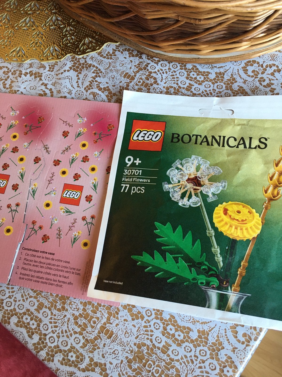 BOTANICALS bloemen met kartonnen vaasje Nieuw., Nieuw, Inclusief accessoires, Lego, Overige thema's