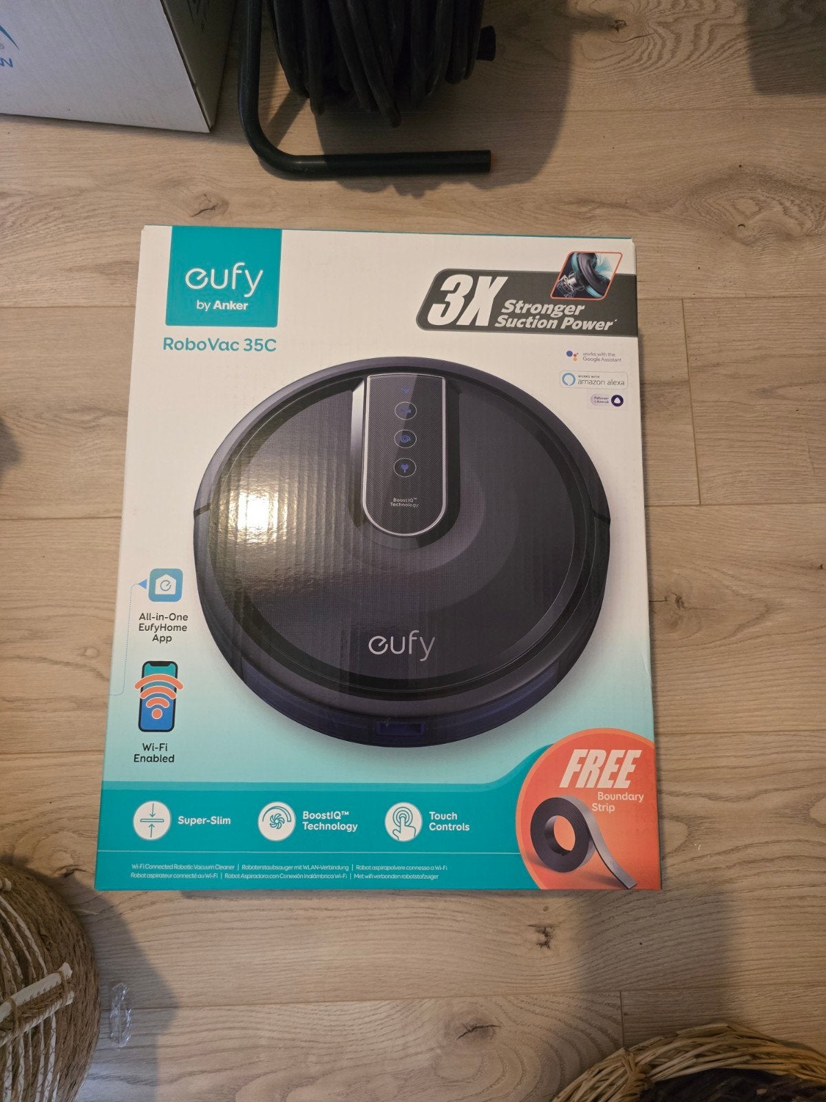 Eufy RoboVac 35C Robotstofzuiger, Ophalen, Overige merken, Zo goed als nieuw, Bedienbaar via app
