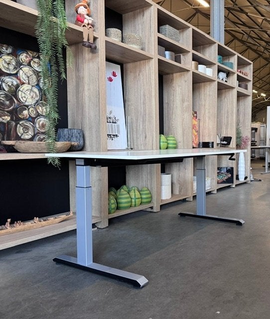 Sedus Verstelbaar bureau – 160x80xH64-85 cm,100€/st,10st, 160 cm, Gebruikt, Metaal, Ophalen of Verzenden