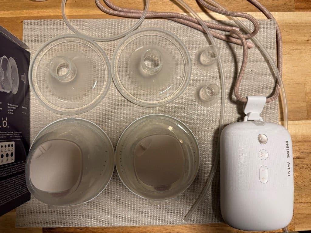 Philips Avent dubbele handsfree elektrische borstkolf, Gebruikt, Borstkolf, BPA-vrij, Philips Avent