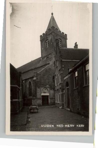 Muiden ned Herv Kerk FOTOKAART Dirk van der List