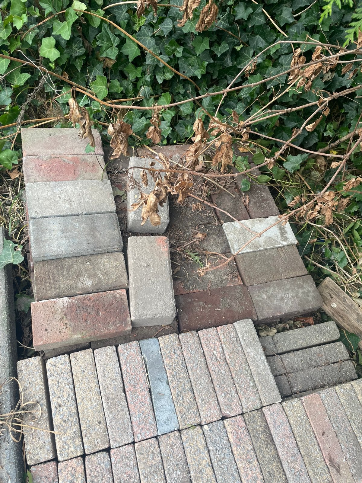 Diverse soorten stenen, Tuin en Terras, Tegels en Klinkers, Ophalen, Gebruikt
