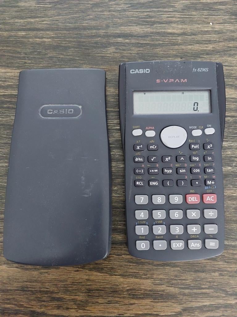Rekenmachine, calculator Casio fx-82MS, Ophalen