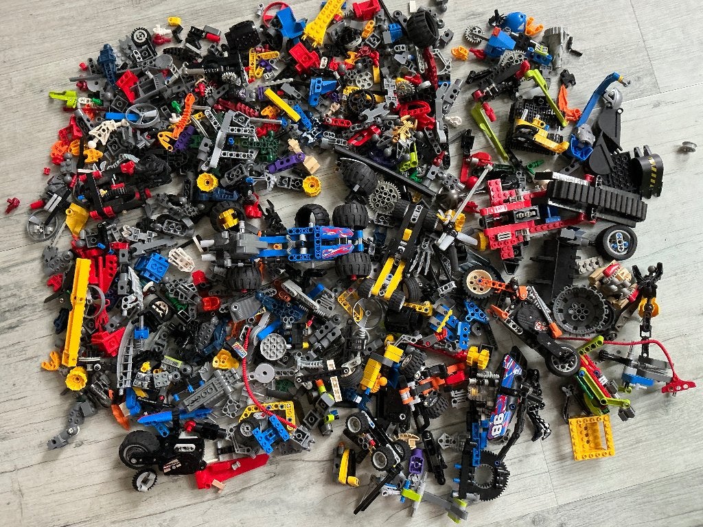 Lot LEGO TECHNIC (circa 2.5 kilo) - in goede staat, Gebruikt, Lego, Ophalen of Verzenden, Technic