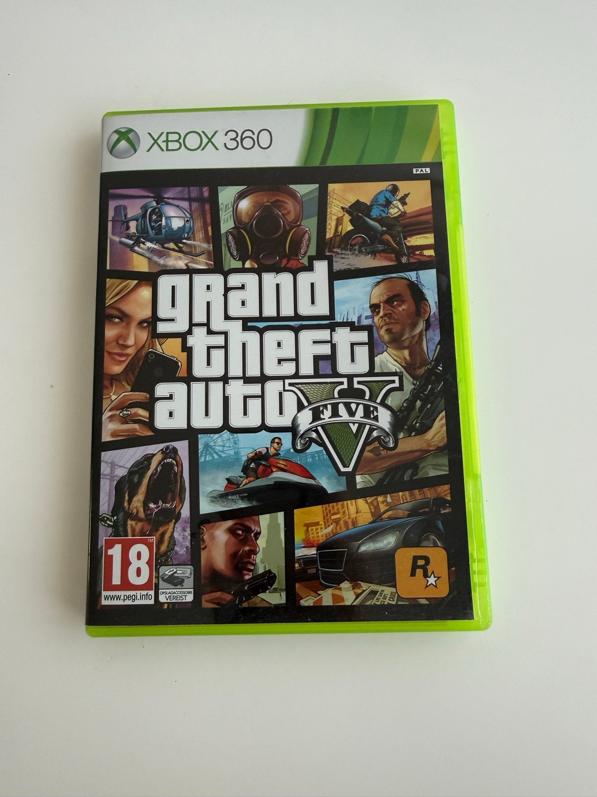 GTA 5 voor Xbox 360 - Krasvrij, Spelcomputers en Games, Online, Vanaf 18 jaar, 1 speler, Zo goed als nieuw