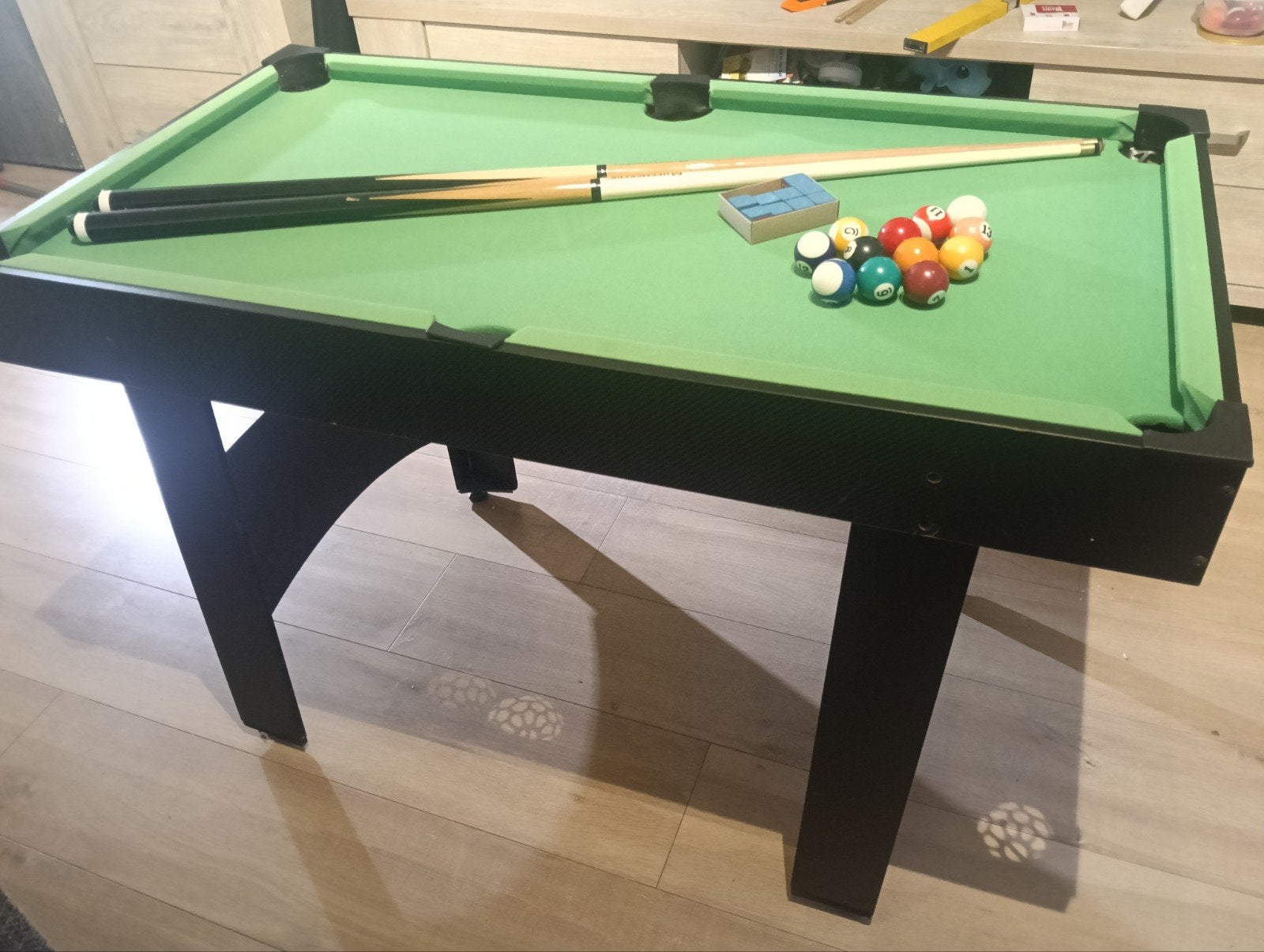 Kinder pooltafel, Sport en Fitness, Ophalen, Gebruikt, Pooltafel