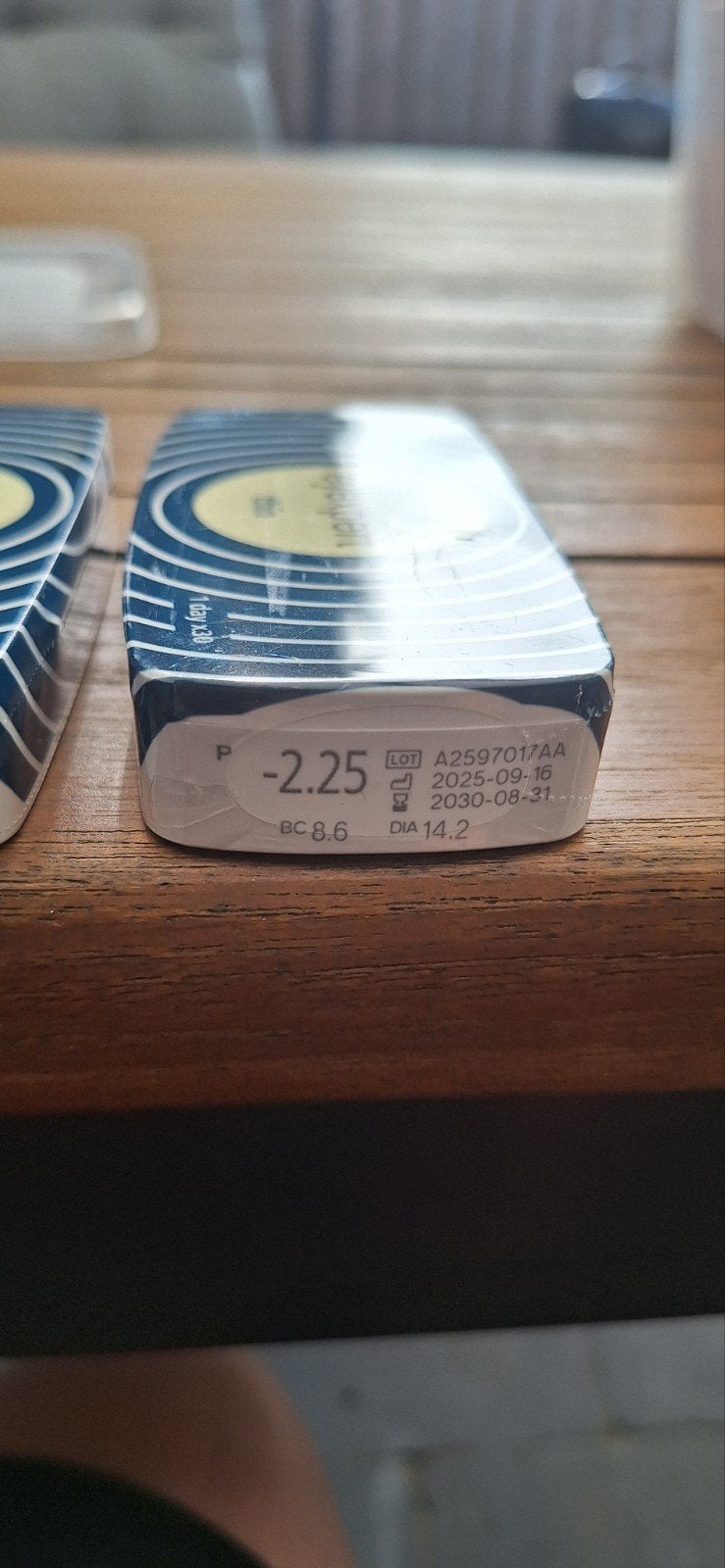 Eyexpert 1 Day Thin contactlenzen -2.25 (3x30 stuks), Ophalen of Verzenden, Nieuw