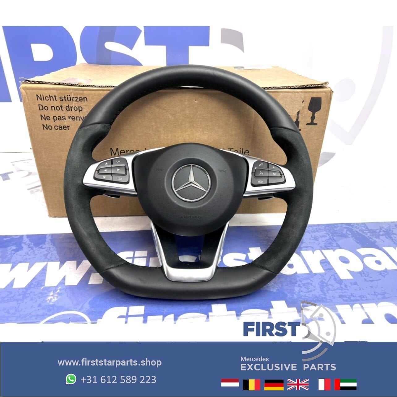 W176 A45 W117 CLA45 W156 GLA45 AMG STUUR + AIRBAG A B CLA GL, Gebruikt, -, Ophalen of Verzenden, -