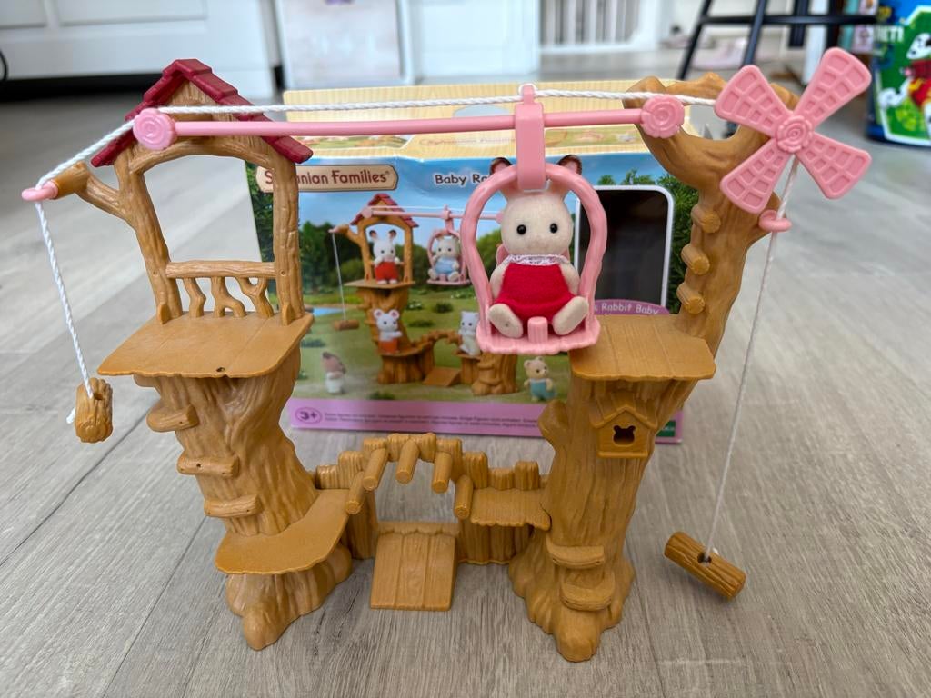Sylvanian Families Baby Kabelbaan Park 5452 met Henry, Ophalen of Verzenden, Zo goed als nieuw