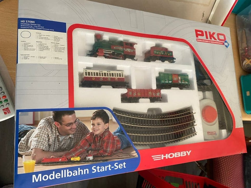 Piko H0 Modelbaan Start-Set - Treinset met rails en trafo, Treinset, Gelijkstroom, Zo goed als nieuw, Analoog