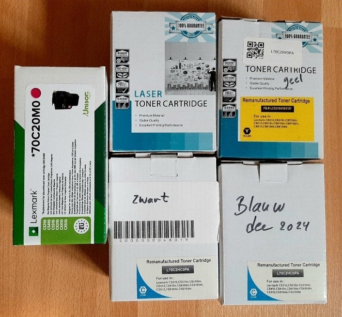 toners 70C2HK0 voor Lexmark laserprinter, Ophalen, 123inkt.nl, Laserprinter, Nieuw