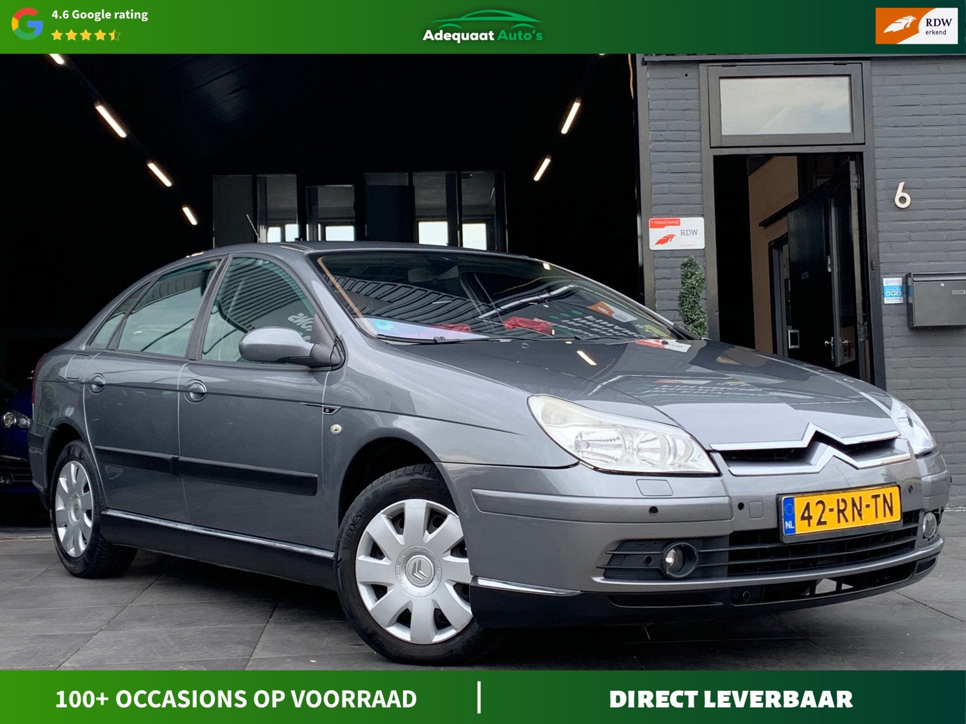 Citroen C5 2.0-16V Ligne Prestige|AUT|PDC|Cruise|Trekhaak, Stof, Gebruikt, 4 cilinders, 700 kg