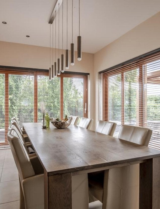 8 Echt lederen eetkamer stoelen, Ophalen, Gebruikt, Overige kleuren, Leer
