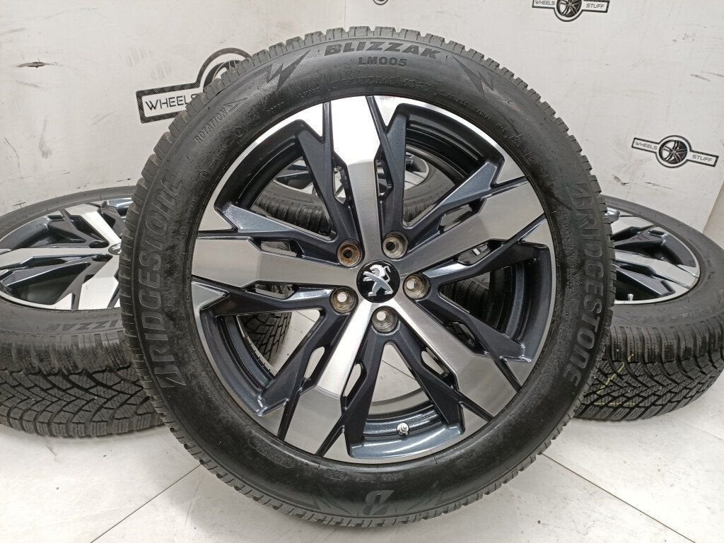 Peugeot 5008 lichtmetaal velgen 18"inch winterbanden 5x108, Ophalen, Gebruikt, 18 inch, Banden en Velgen