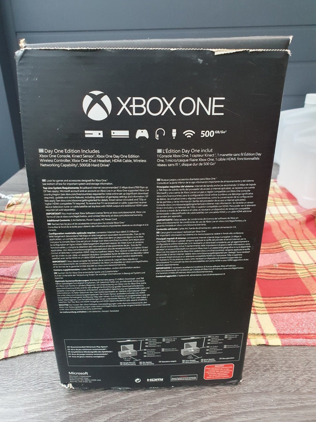 Xbox One Day One Edition 500 GB met controller, Spelcomputers en Games, Spelcomputers | Xbox One, Xbox One, Ophalen of Verzenden