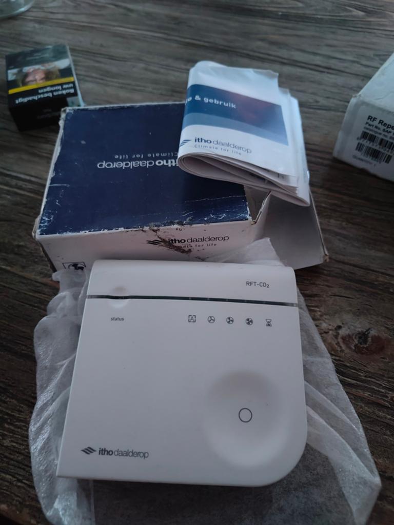 Nieuwe Itho Daalderop RFT-CO2 CO2-sensor, Ophalen of Verzenden, Nieuw, Ventilator