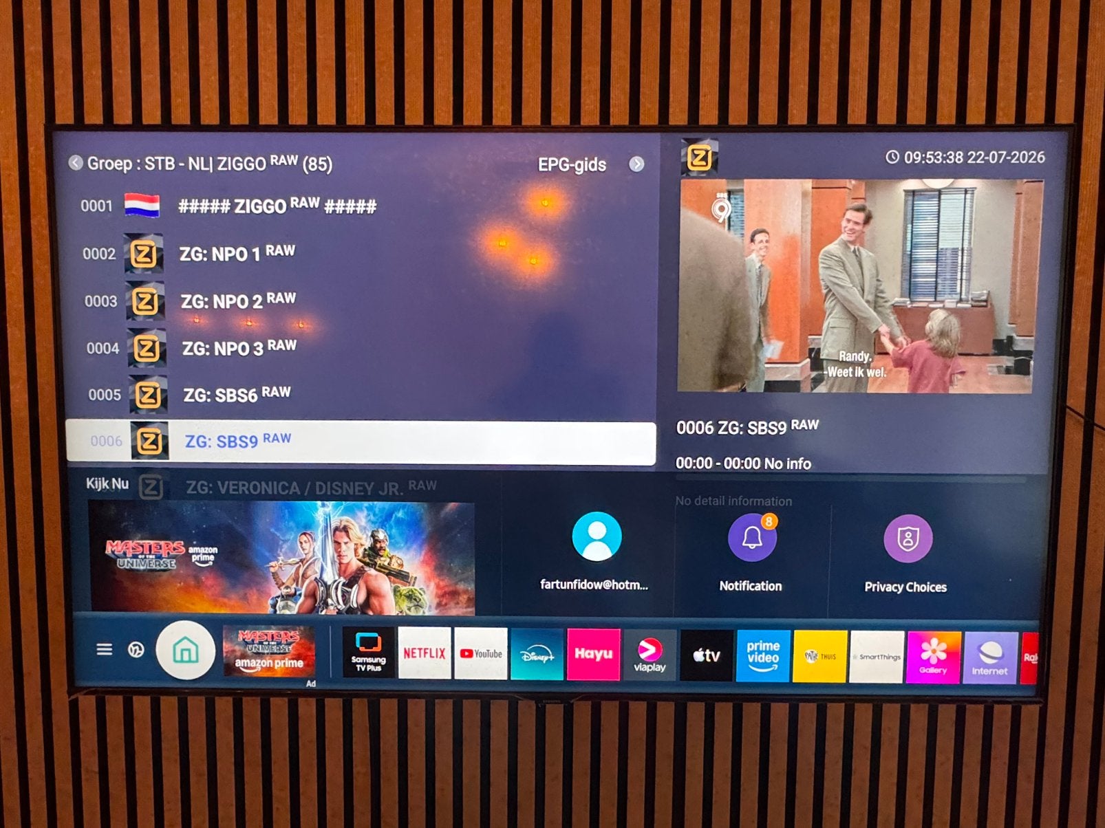 Samsung TV QLED 4K 58 inch Q60T, Audio, Tv en Foto, Afstandsbedieningen, Ophalen of Verzenden, Zo goed als nieuw, Tv
