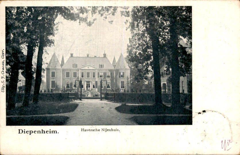 Diepenheim - Havezathe Nijenhuis, Ophalen of Verzenden, Voor 1920, Gelopen, Overijssel