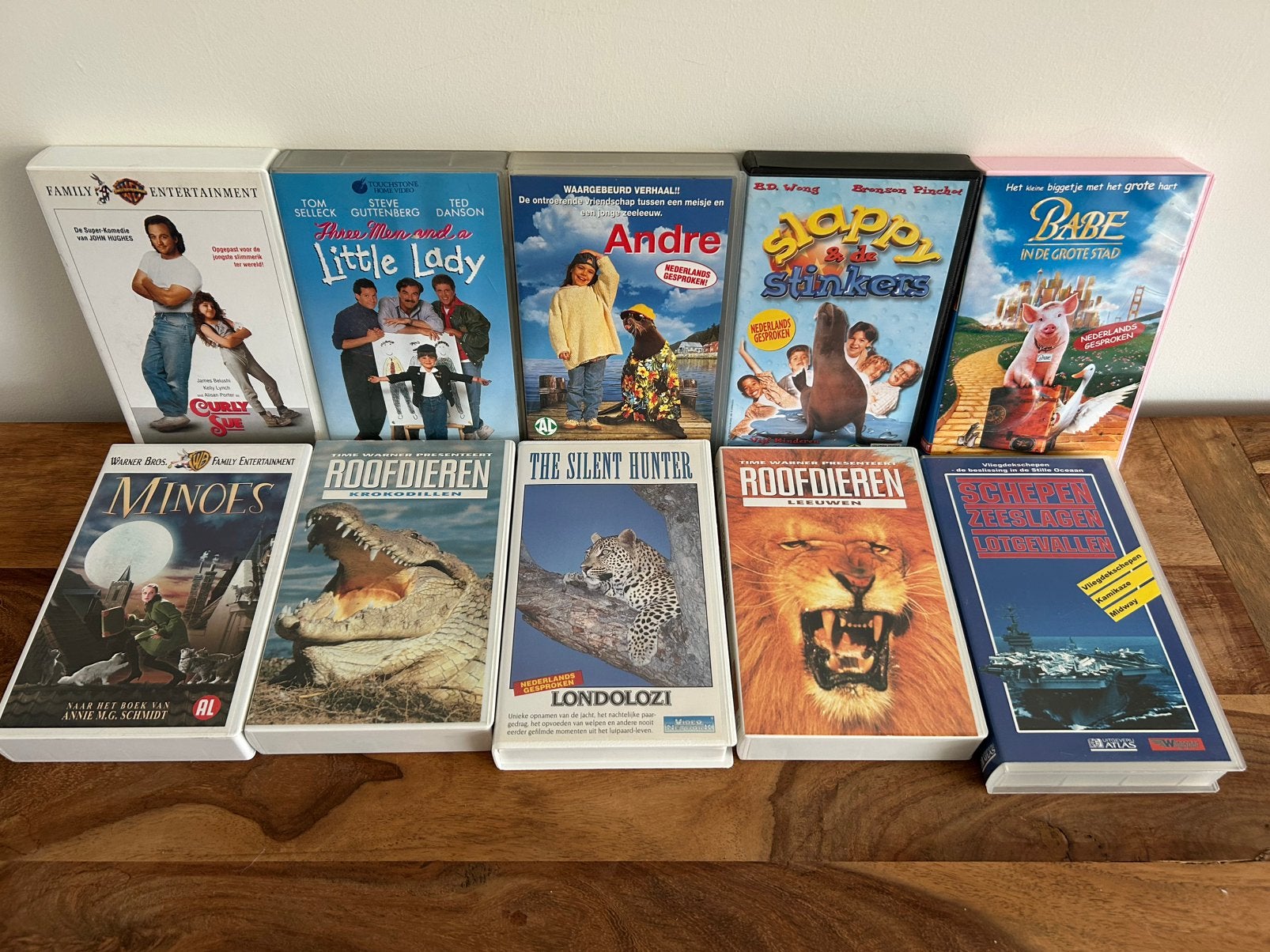 VHS Banden Collectie: Films en Documentaires, Alle leeftijden, Ophalen of Verzenden, Gebruikt, Actie en Avontuur