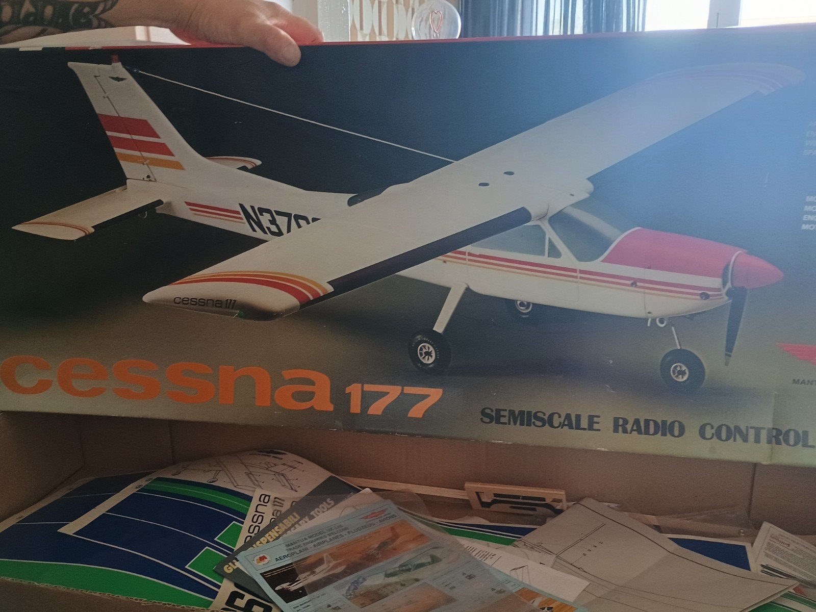 Cessna 177 Semiscale Radio Control Modelvliegtuig, Hobby en Vrije tijd, Modelbouw | Radiografisch | Vliegtuigen, Nieuw, Overige typen