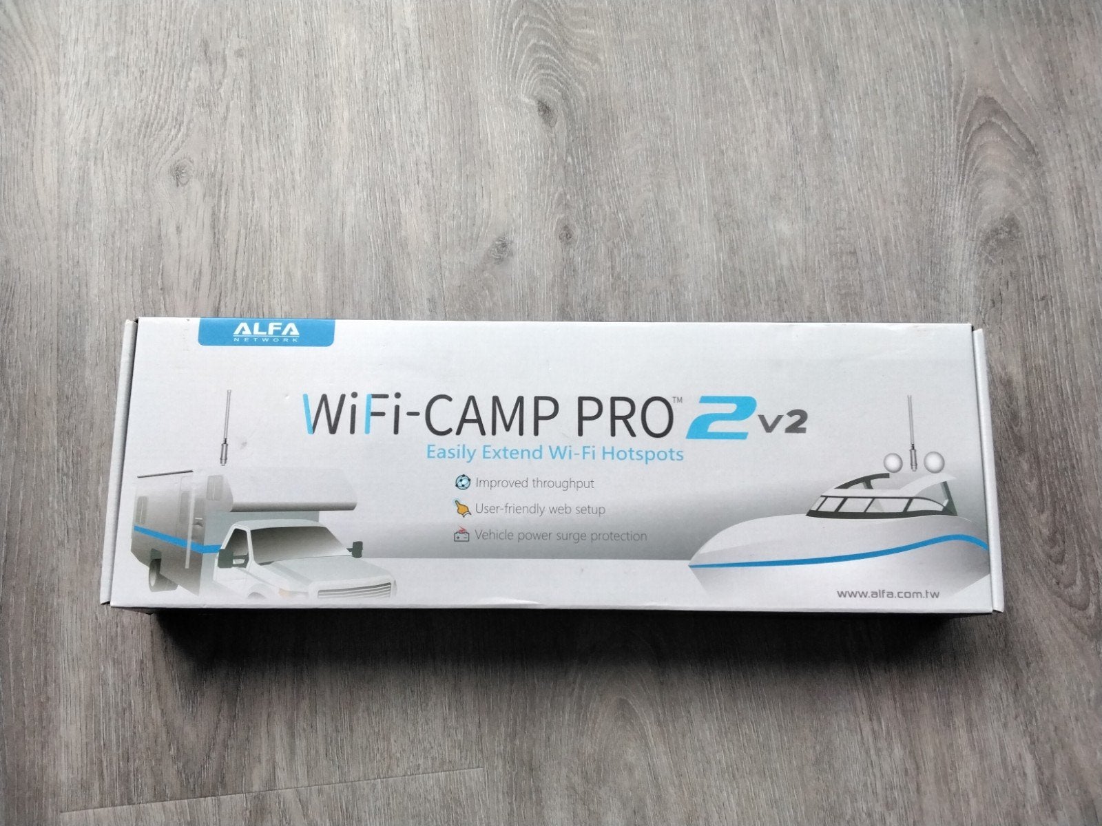 Te koop, wifi hotspots Alfa camp pro 2. Werkt prima., Ophalen of Verzenden, Zo goed als nieuw