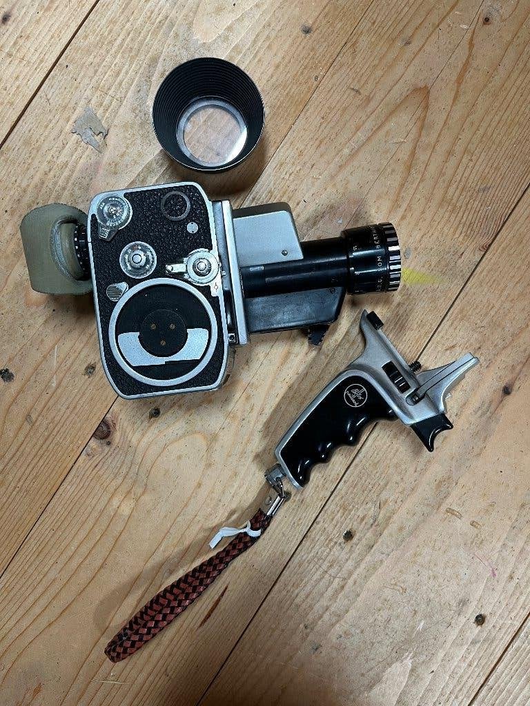 Bolex Zoom Reflex P1 8mm filmcamera, Ophalen of Verzenden, 1960 tot 1980, Filmcamera
