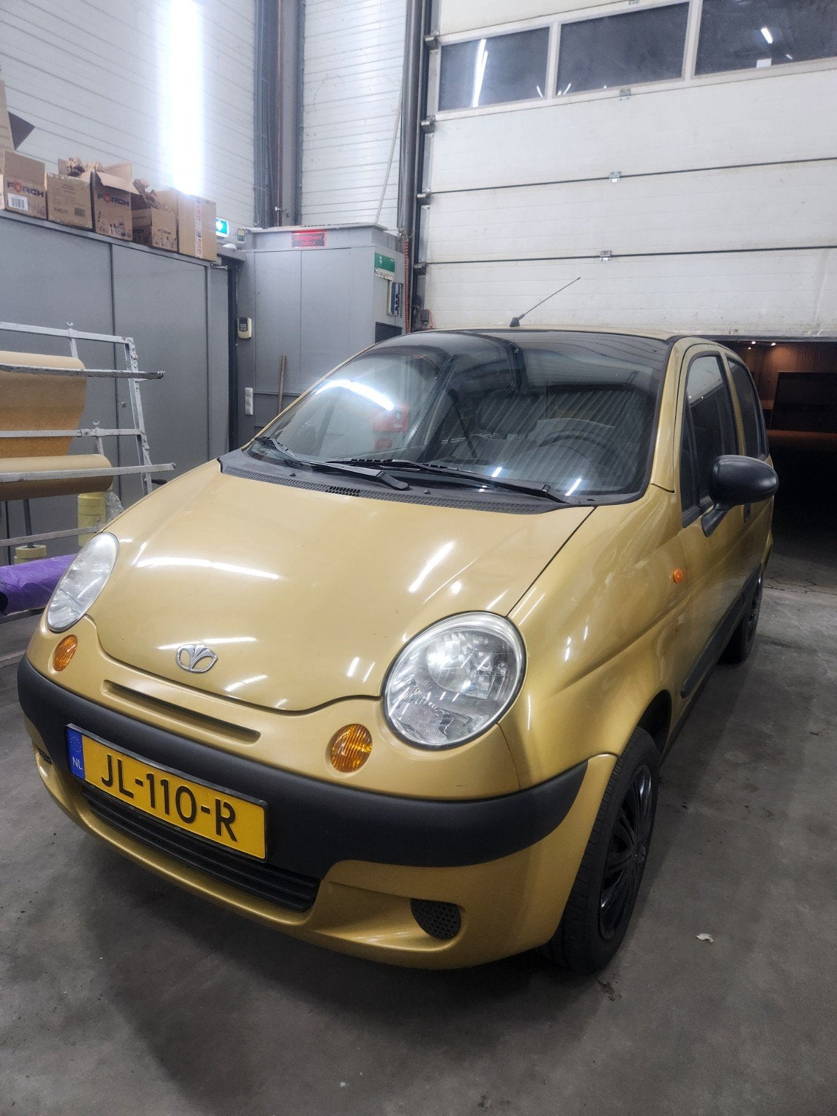 Daewoo Matiz 0.8 2004 Geel, Auto's, Voorwielaandrijving, Matiz, Geel, Particulier
