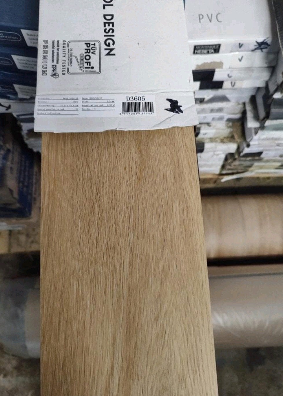 cotap pvc vloer kleur 1614 visgraat 3.80m2, Huis en Inrichting, Stoffering | Vloerbedekking, Ophalen, Nieuw, 75 m² of meer, Overige typen