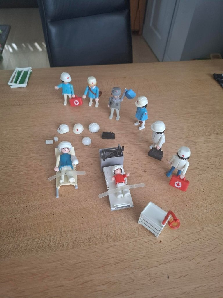 Playmobil Ziekenhuis Set met Figuren en Accessoires, Ophalen of Verzenden, Gebruikt, Losse onderdelen, Figuren