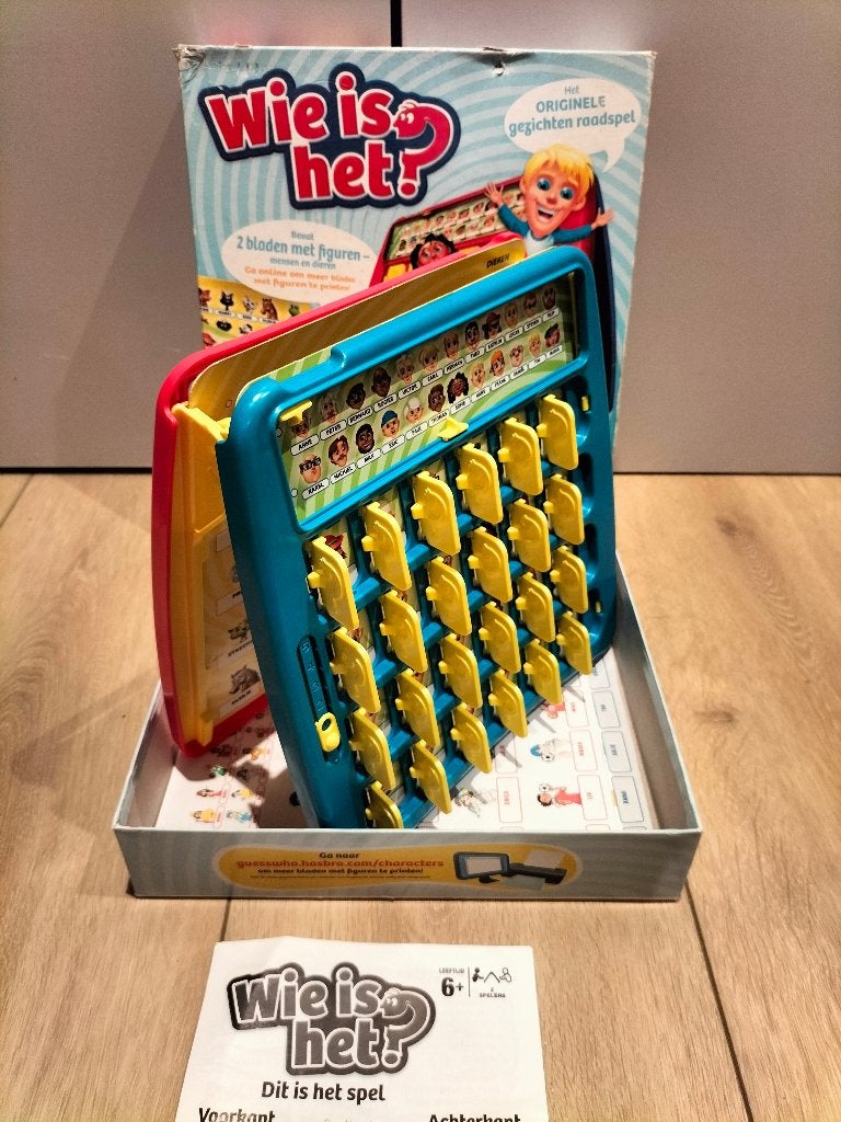 Wie is Het? - spel van Hasbro, Een of twee spelers, Ophalen of Verzenden, Gebruikt, Hasbro
