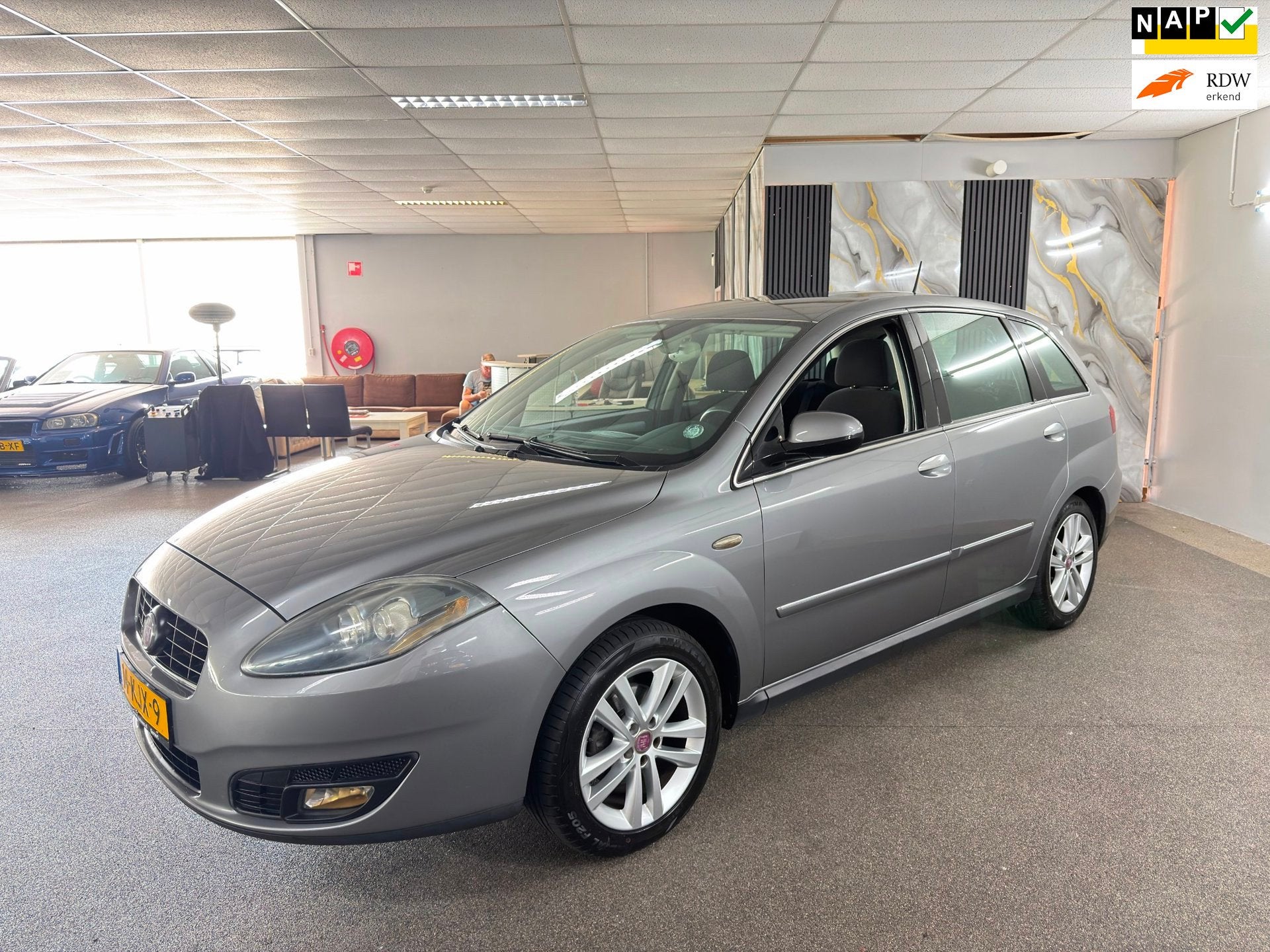 Fiat Croma 2.2 16V Corporate Apk Nieuw,Cruise,Clima,Parksens, Gebruikt, Zwart, 4 cilinders, 700 kg