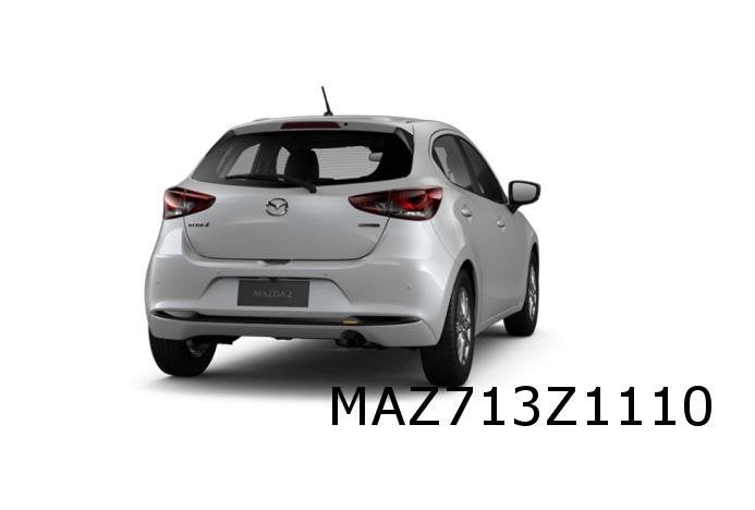 mazda 2 facelift achterbumper bumper DHM150221DBB